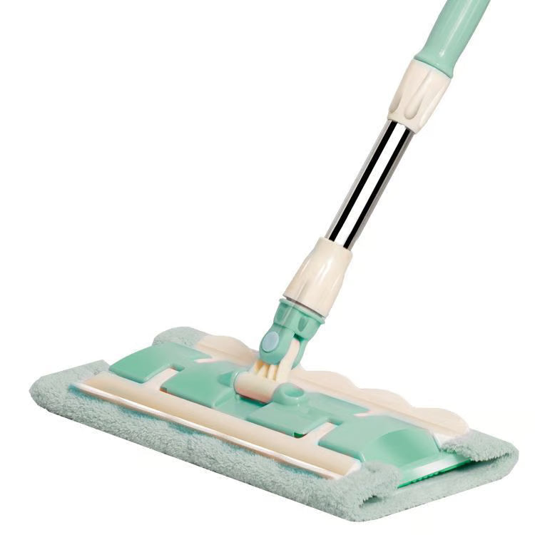 🏆Hot Sale 49% OFF⏳Flat Mop with Stainless Steel Handle with Reusable Washable Mop Cloths