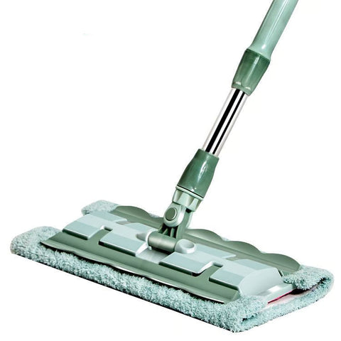 🏆Hot Sale 49% OFF⏳Flat Mop with Stainless Steel Handle with Reusable Washable Mop Cloths