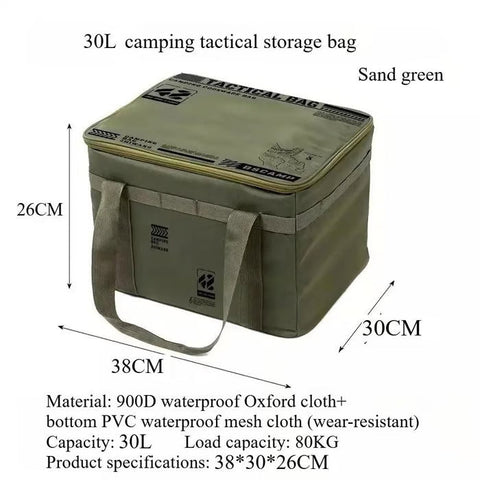 🔥Large Capacity Outdoor Folding Storage Bag Waterproof Portable Camping & Picnic Organizer