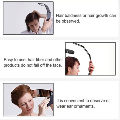 🔥Multi Angle Folding Mirror for Self Haircutting - Head Back View Available🔥
